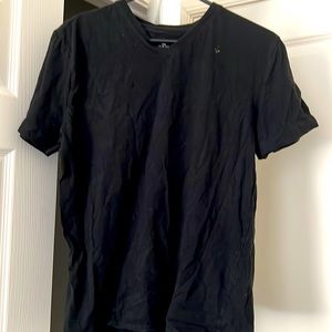 Black V neck Tshirt